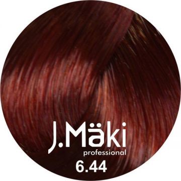 Vopsea de par J.Maki Professional 6.44 dark intense copper blonde, 60 ml