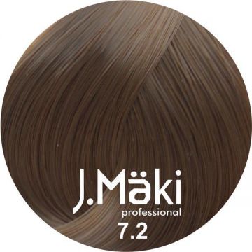 Vopsea de par J.Maki Professional 7.2 medium pearl blonde, 60 ml