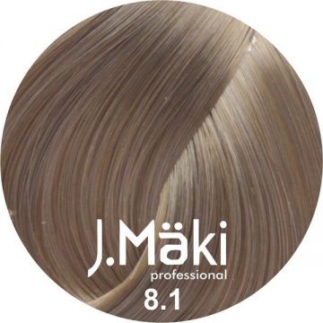 Vopsea de par J.Maki Professional 8.1 light pearl blonde, 60 ml