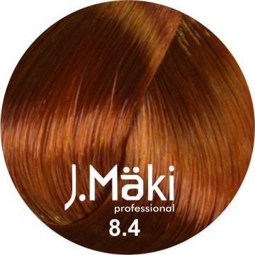 Vopsea de par J.Maki Professional 8.4 light copper blonde, 60 ml