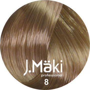 Vopsea de par J.Maki Professional 8 light blonde, 60 ml