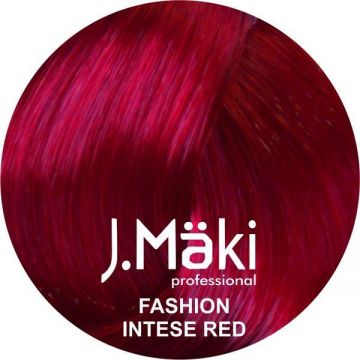 Vopsea de par J.Maki Professional Fashion intense red, 60 ml