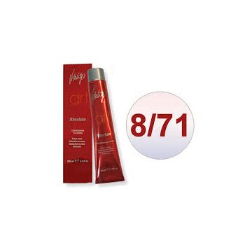 Vopsea de par permanenta crema Vitality's  Art Absolute Moon 8/71 100ml