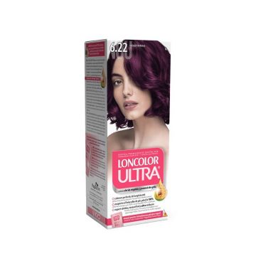 Vopsea de Par Permanenta Loncolor Ultra 6.22 Violet Intens, 100 ml