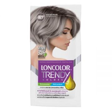 Vopsea de Par Semipermanenta - Loncolor Trendy Colors, nuanta B21 Blond Cromat/ Ocean Pearl, 2 x 25 ml