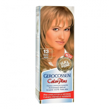 Vopsea de par Silk&Shine, 13 Blond Aluna, 50ml, Gerocossen