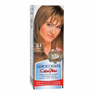 Vopsea de par Silk&Shine, 3.1 Saten Irizat, 50ml, Gerocossen