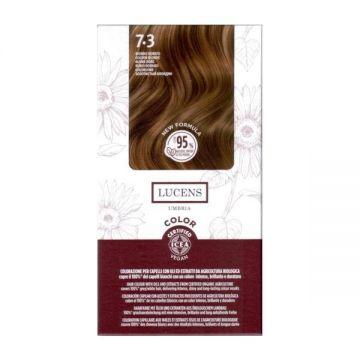 Vopsea fara amoniac Blond Auriu 7.3 Lucens Umbria, 50 ml