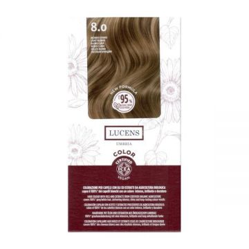 Vopsea fara amoniac Blond Deschis 8.0 Lucens Umbria 50ml