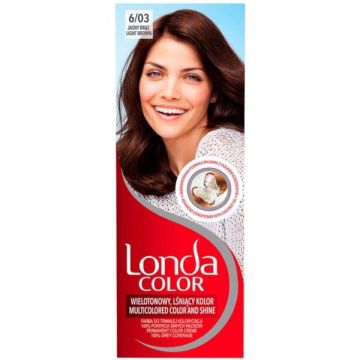 Vopsea Permanenta - Londa Color Multicolored Color and Shine, nuanta nr 6/03 Saten Deschis, 1 buc