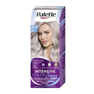 Decolorant Schwarzkopf Palette Intensive Color Creme 10-19 Blond Argintiu Rece, 110 ml