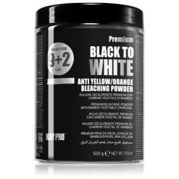 Kaypro Black To White Anti Yellow/Orange Bleaching Powder pudra decoloranta pentru păr