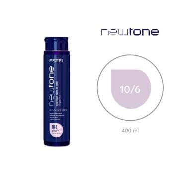 Masca nuantatoare cu cheratina pentru par blond NewTone Estel, 10/6 Blond deschis violet, 400 ml