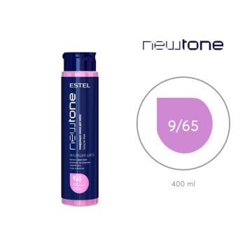 Masca nuantatoare cu cheratina pentru par blond NewTone Estel, 9/65 Blond violet-rosu, 400 ml