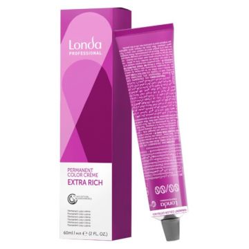 Set 2 x Vopsea de Par Permanenta Londa Professional Extra Rich, 12/16 Blond Special Cenusiu Violet, 60 ml
