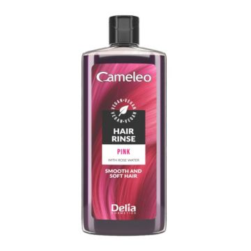 Solutie de Colorare Par in Nuante de Roz, Delia Cameleo, 200 ml