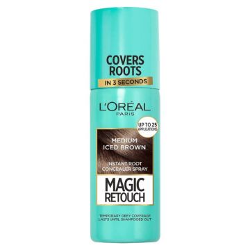 Spray Instant L'Oreal Paris Magic Retouch pentru Camuflarea Radacinilor Crescute, 7 Saten Rece, 75 ml