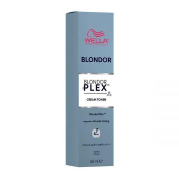 Toner Nuantator pentru Parul Decolorat - Wella Professionals Blondor Blondorplex Cream Toner, /36 Crystal Vanilla, 60 ml