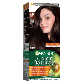 Vopsea de par permanenta Color Naturals 3.12 Saten Inchis Glacial, 112ml, Garnier