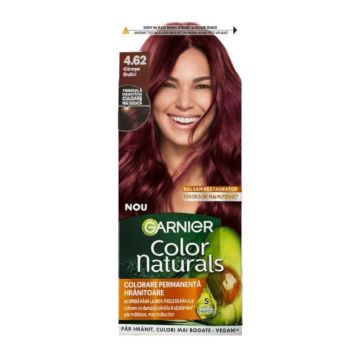 Vopsea de Par Permanenta cu Amoniac Garnier Color Naturals 4.62 Sweet Cherry, 110 ml