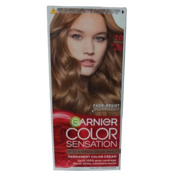 Vopsea de Par Permanenta cu Amoniac Garnier Color Sensation 7.0 Blond Opal Delicat, 110 ml