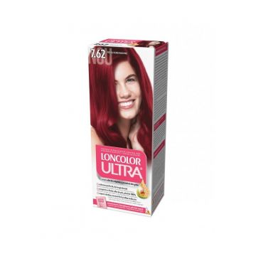 Vopsea de Par Permanenta Loncolor Ultra 7.62 Rosu Grenadine, 100 ml