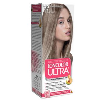Vopsea de Par Permanenta Loncolor Ultra 9.9 Blond Cenusiu Inchis, 100 ml