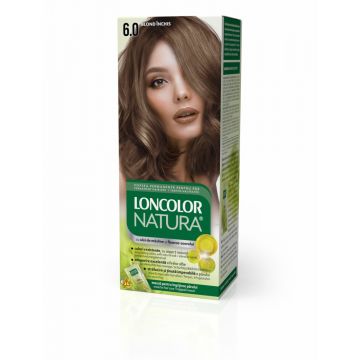 Vopsea de par permanenta Natura Nr. 6.0, 110ml, Loncolor