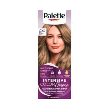 Vopsea de Par Permanenta Palette Intensive Color Creme 7-21 Blond Cenusiu Mediu, 110 ml