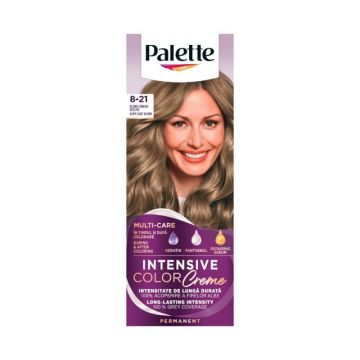 Vopsea de Par Permanenta Palette Intensive Color Creme 8-21 Blond Cenusiu Deschis, 110 ml