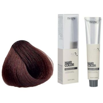 Vopsea Profesionala de Par Maxima, 6.58 Saten Mahon Chihlimbar, 100 ml