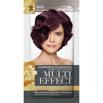 Sampon nuanțator fără amoniac Joanna Multi Effect 08 vânătă coaptă, 35ml Sampon nuanțator fără amoniac Joanna Multi Effect 08 vânătă coaptă, 35ml