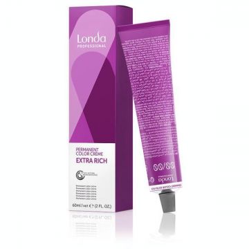 Vopsea Permanenta - Londa Professional Extra Rich Permanent Color, Nuanta 7/81 Blond Mediu Perlat Cenusiu, 60 ml