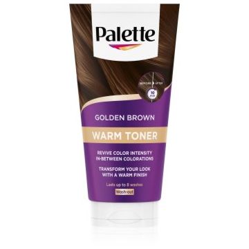 Schwarzkopf Palette Warm Toner Masca pentru nuanțe calde de păr maro