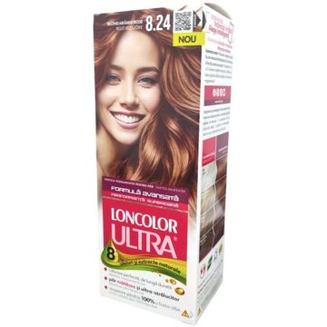 Vopsea de Par Loncolor Ultra 8.24 Ultra Blond Aramiu Rose, 100 ml