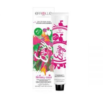 Vopsea de par profesionala fara amoniac  Enjoy fantasy color Funky - fucsia, 100ml