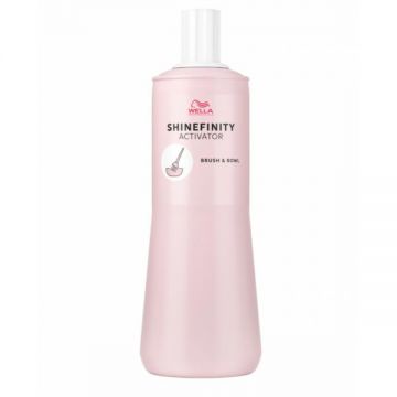 Activator pentru bol si pensula - Wella Professionals Shinefinity Activator 2% - Brush & Bowl Precise Application, 1000 ml