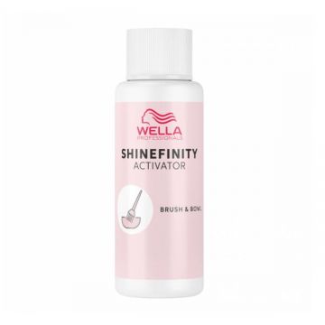Activator pentru bol si pensula - Wella Professionals Shinefinity Activator 2% - Brush & Bowl Precise Application, 60 ml