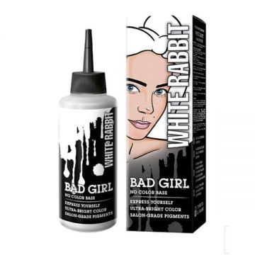 Baza PROFESIONALA  pentru mixare vopsea semi-permanenta- Bad Gril  - White Rabbit / Iepure Alb 150ml