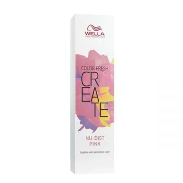 Vopsea Semipermanenta - Wella Professionals Color Fresh Create, Nu-Dist Pink, 60 ml