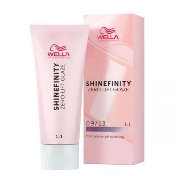 Vopsea Translucida Demipermanenta - Wella Professionals Shinefinity Zero Lift Glaze, nuanta 09/13 Toffee Milk, 60 ml