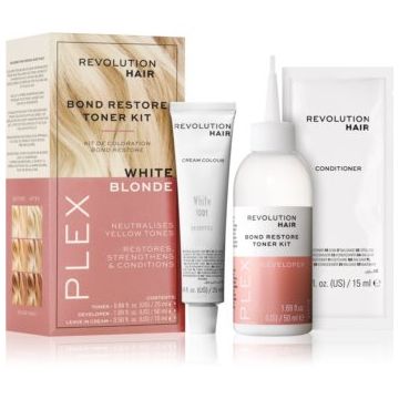 Revolution Haircare Plex Bond Restore Kit set pentru a evidentia culoarea parului Revolution Haircare Plex Bond Restore Kit set pentru a evidentia culoarea parului
