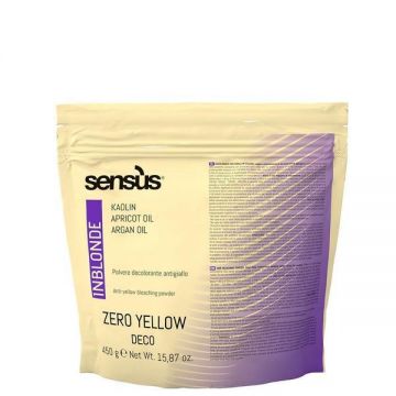 Pudra decoloranta InBlonde Zero  Yellow Sensus, 450g