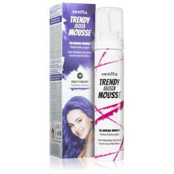 Venita Trendy Color Mousse vopsea de par sub forma de spuma fără amoniac